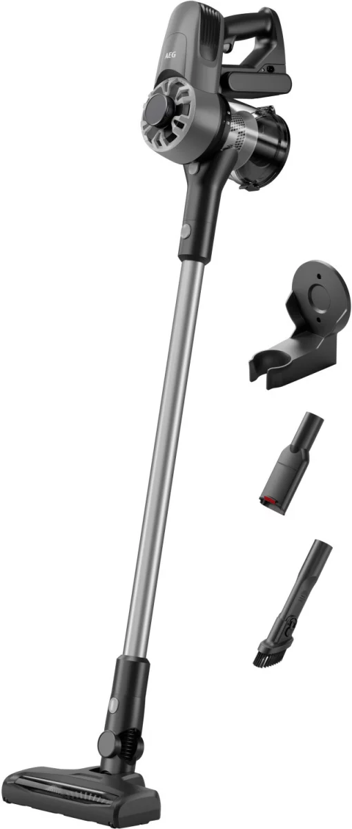 AEG Serie 3000 Akku-Staubsauger AP31CB21TG | 40 Min Laufzeit | beutellos, Ladegerät, Polsterbürste, Bodenbürste, 3,5 Kg, – Bild 4