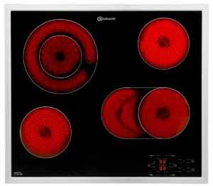 Bauknecht Elektro-Kochfeld CTAR 9642 IN, mit Touch-Control-Steuerung, flacher Edelstahlrahmen, Sensorsteuerung