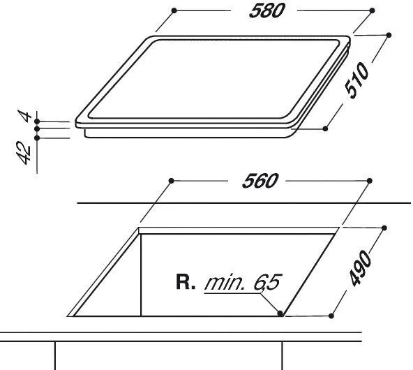 Bauknecht Elektro-Kochfeld CTAR 9642 IN, mit Touch-Control-Steuerung, flacher Edelstahlrahmen, Sensorsteuerung – Bild 2