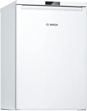 Bosch Table Top Kühlschrank Serie 2 KTR15NWEB, 134 Liter Volumen, EEK: E, LED-Beleuchtung, Super Cooling: Kühlt neu eingelegte Lebensmittel schneller und bietet so Schutz für bereits Gekühltes., Weiß