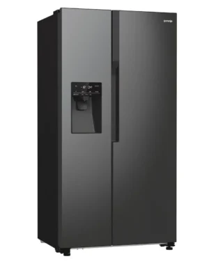 Gorenje Side by side NRR 9185 ESBXL, Wasser-/Eisspender, EEK: E (A-G), NoFrost Plus, Inverter Kompressor, MultiFlow 360°