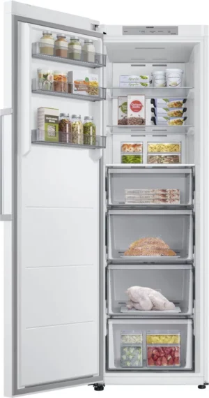 Siemens GS58NAWCV Freistehender Gefrierschrank, 366 Liter Volumen, EEK: C, Nutzinhalt: 366 l, No Frost – nie wieder abtauen!, Weiß